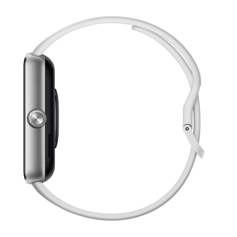 Smartwatch Xiaomi Watch 5 Silber, 2,07 Zoll (5,26 cm) AMOLED, 47,5 mm Gehäuse, TPU-Armband, 5 ATM, 24 Tage Akkulaufzeit
