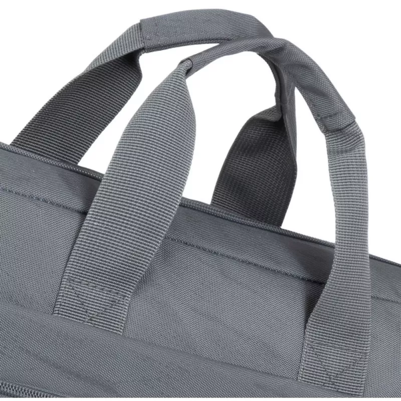 Laptop-Hülle Rivacase Alpendorf Eco für 16-Zoll-Laptops, grau, schlanke Schutzhülle