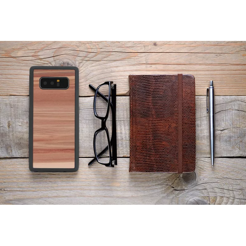 Smartphone-Hülle man and wood für Galaxy Note 8 — cappuccino schwarz Schutzhülle
