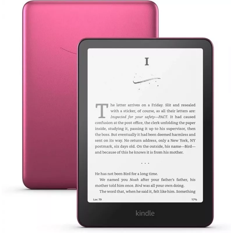 E-Reader Amazon Kindle Paperwhite Signature Edition 2024 — 7-Zoll-Display, 32 GB, IPX8 wasserdicht, USB-C, Himbeerrot