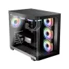 Computergehäuse LC-Power LC-8001B-ON Midi Tower Schwarz