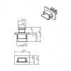 Buchsen-Schutzabdeckung USB Mini-B DeLOCK 64011