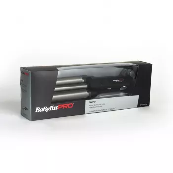 Lockenstab BaByliss PRO TRIPPLE WAVER — 125 W, schwarz, 2,7 m Kabel