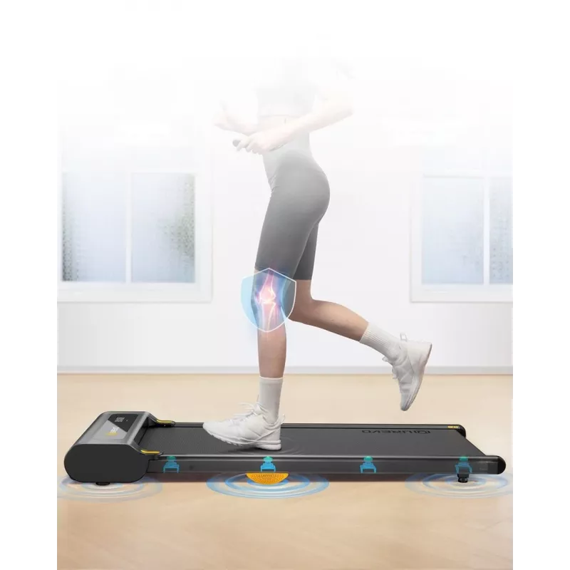 Laufband UREVO Spacewalk SP 1 Lite URTM022 — max. Geschwindigkeit 6 km/h, min. Geschwindigkeit 0,96 km/h, max. Benutzergewicht 120 kg, Lauffläche 400×1024 mm, LED-Anzeige
