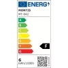 Montis multifunktionale LED-Schreibtischlampe MT042 5,7 W Weiß