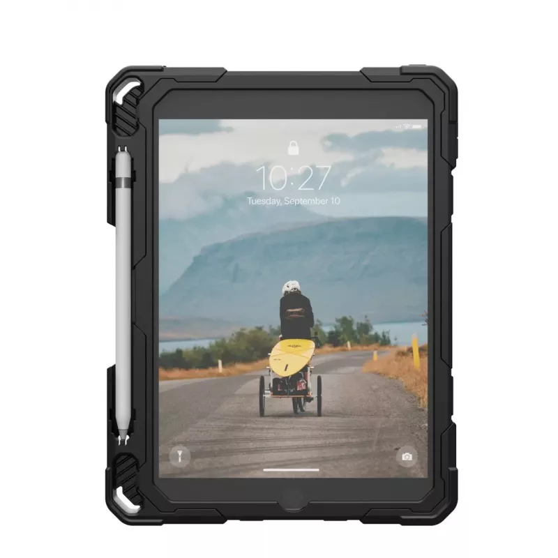 Tablet-Bumper-Case Urban Armor Gear Plasma Healthcare für Apple iPad 10.9 Zoll (10. Gen, 2022) — 27,7 cm, Stand-Modus, 0,49 kg
