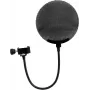 Mikrofon-Popfilter Omnitronic Modell 60006250 Metall Schwarz, rundes Mesh-Windschutz