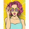 Ravensburger Malset CreArt ART Collection Canvas Edition — Lady in Pink (PopArt)