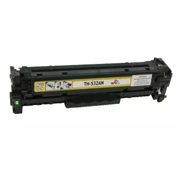 Toner TB kompatibel mit HP CC532A, 100 % neu, Gelb