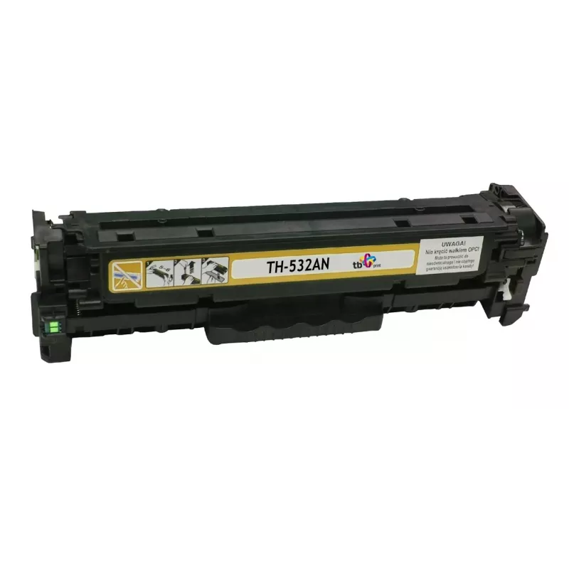 Toner TB kompatibel mit HP CC532A, 100 % neu, Gelb