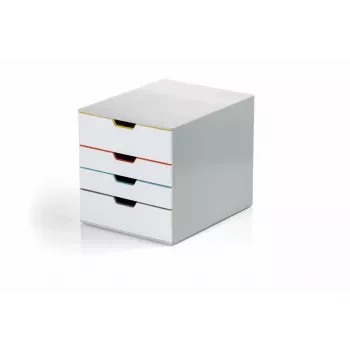 Durable VARICOLOR MIX 4 Kunststoff-Schubladeneinheit Grau 4 Schubladen