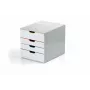Durable VARICOLOR MIX 4 Kunststoff-Schubladeneinheit Grau 4 Schubladen