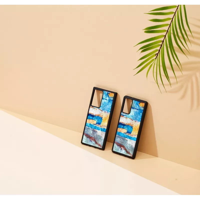 Schutzhülle iKins für Samsung Galaxy Note 20, himmelblau, schlank Fit