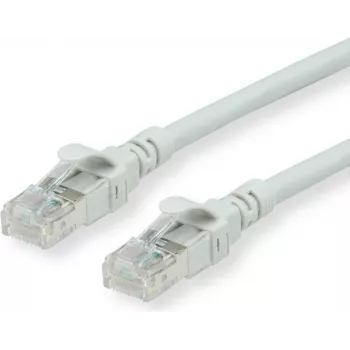 ROLINE - Patchkabel - RJ-45 (M) auf RJ-45 (M) - 2 m - UTP - CAT 6a - Halogenfrei, Vergossen, Verseilt - Grau (21.15.2702)