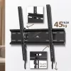 TV-Wandhalterung MACLEAN MC-748A VESA 100x100–400x400 mm neigbar Schwarz Belastbar bis 45 kg