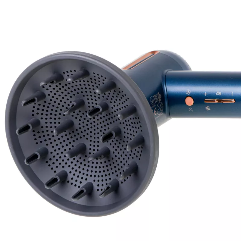 Adler Haartrockner | AD 2271 SUPERSPEED | 1500 W | Anzahl Temperaturstufen 6 | Ionenfunktion | Diffusor-Aufsatz | Blau