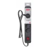 Activejet schwarze Steckdosenleiste mit Kabel ACJ COMBO 5G/5M/BEZP. AUTO/CZ