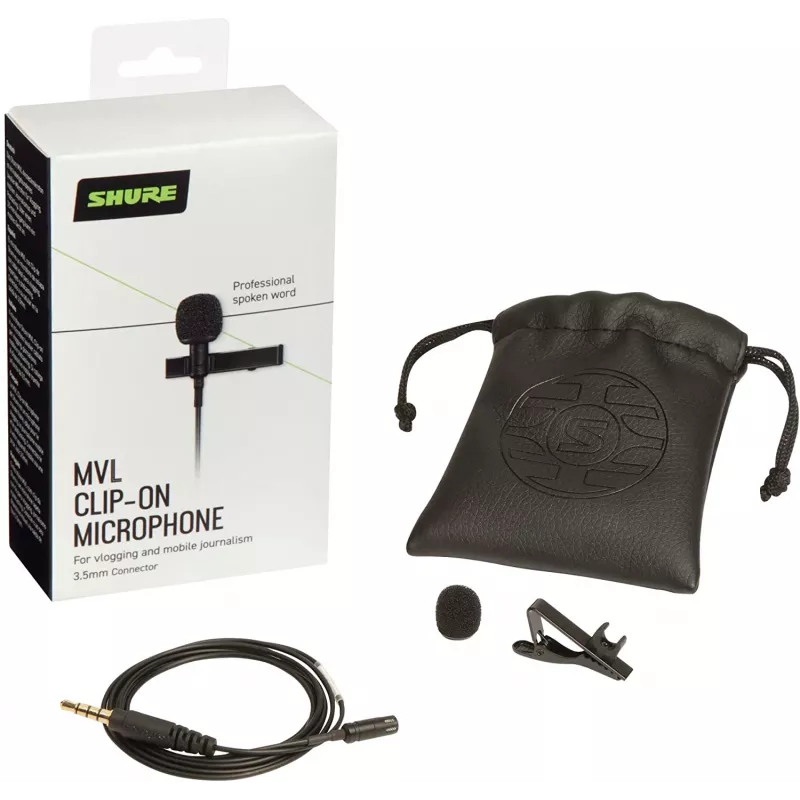 Shure MVL Lavalier-Mikrofon für Smartphone oder Tablet | Shure
