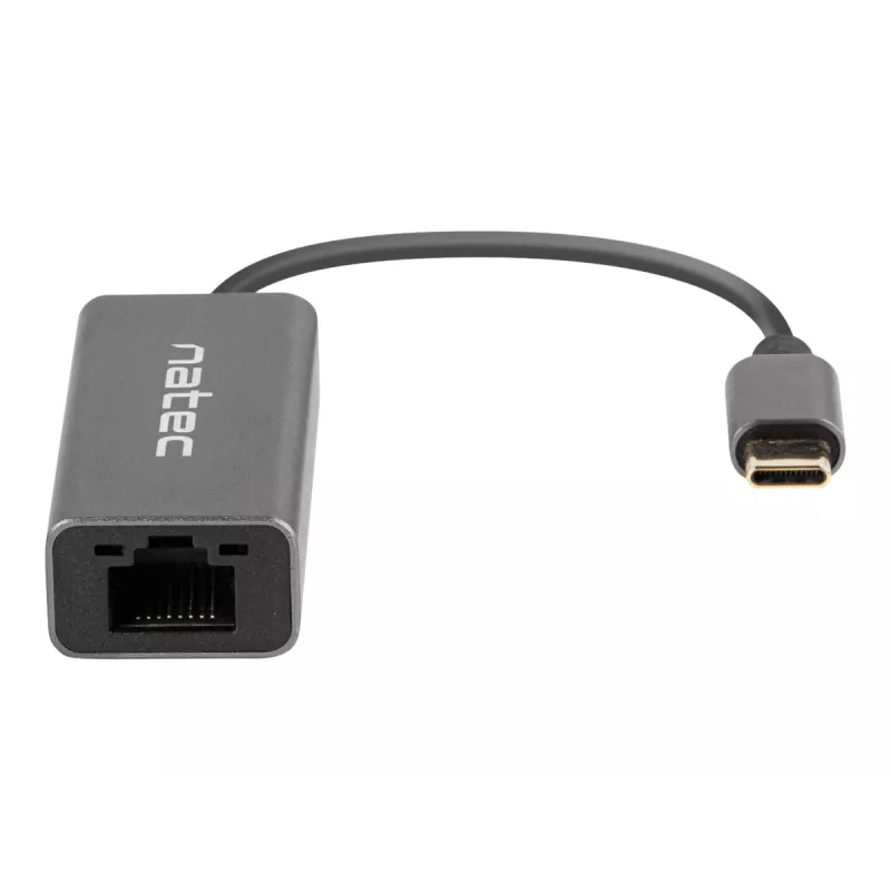 NATEC Cricket USB 3.2 Gen 1 Type-C Grau Ethernet Hub 1000 Mbit/s