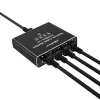 Ethernet Mini Switch QOLTEC 52293 1x4 RJ45, unmanaged Netzwerk-Splitter 1-in 4-out