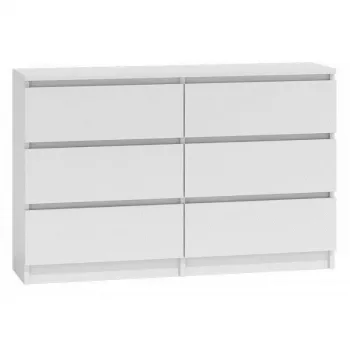 Topeshop M6 120 BIEL 2X3 Kommode