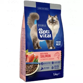 OptiVital Sterile Alleinfuttermittel für sterilisierte Katzen mit Lachs 1,4 kg