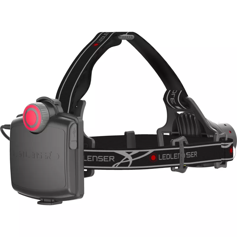 Stirnlampen-Taschenlampe Ledlenser H14R.2 Schwarz