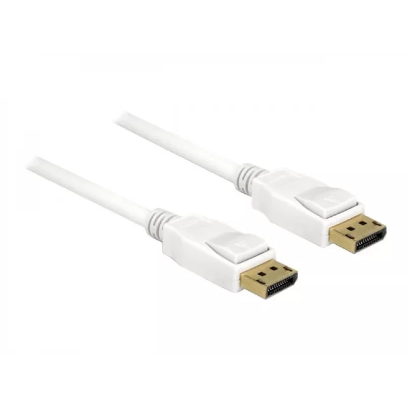DisplayPort-Kabel DeLOCK 85509 1,5 m Weiß