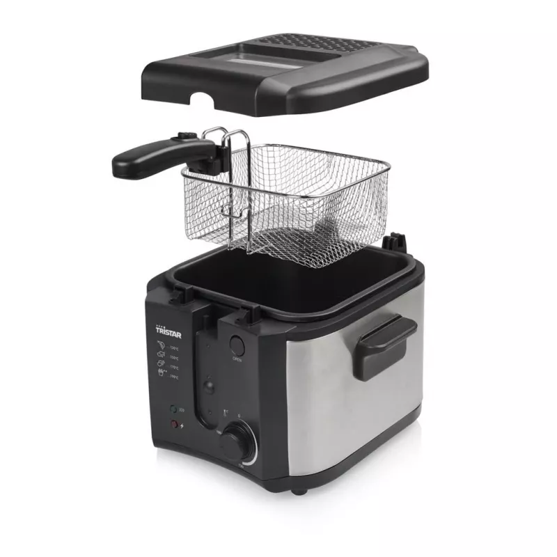 Tristar Fritteuse | FR-6878 | Leistung 1600 W | Fassungsvermögen 2,5 L | Schwarz