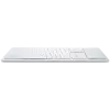 Kabellose Tastatur CLEVETURA CLVX 1 Touch-On-Keys AI — ANSI US Mac-Layout, Scissor-Switches, Aluminiumgehäuse, interaktives RGB