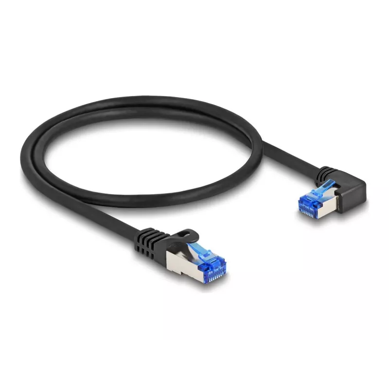 Netzwerkkabel DeLOCK RJ45 Cat.6A S/FTP 0,5 m Schwarz