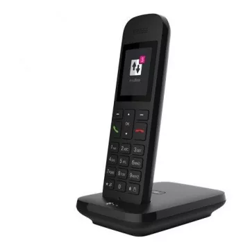 Telekom Sinus 12 Analogtelefon mit Rufnummernanzeige Schwarz