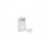 LANBERG RJ-45-Steckverbinder PLU-6000 für Cat6 U/UTP-Kabel, transparent/weiß, 100er-Pack