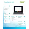 Laptop Acer TravelMate P4 TMX414-51-TCO 14 Zoll WUXGA IPS, Intel iU5, 32 GB RAM, 512 GB SSD, Wi‑Fi 7, Windows 11 Pro, 3 Jahre Vor-Ort-Service am nächsten Werktag