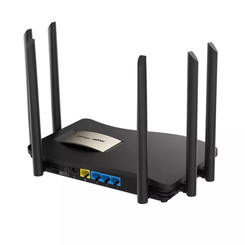 Tischrouter RUIJIE RG-EW1200G PRO Dual-Band Wi‑Fi 5, 1300 Mbps, 6 externe Antennen, 4 Gigabit-LAN-Ports