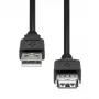 USB-Verlängerungskabel ProXtend USB2AAF-003 3 m, USB-A-Stecker auf USB-A-Buchse, schwarz