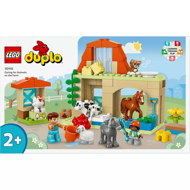 Bauspielzeug LEGO DUPLO Bauernhof Tierpflege Set 10416 — 74 Teile, 2 Minifiguren, Alter 2+