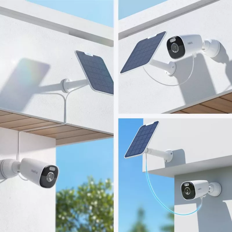 Reolink Argus Series B340 - 5MP Standalone Outdoor Akku-Kamera, 5/2,4 GHz WLAN, intelligente Erkennung, Farb-Nachtsicht