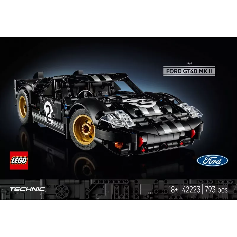 LEGO TECHNIC 42223 1966 Ford GT40 MKII Rennwagen