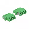 Glasfaser-Koppler DELOCK 86539 LC Buchse–Buchse, grün, 2er-Pack