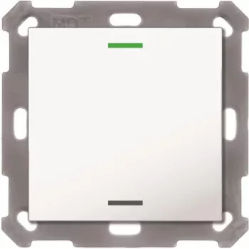 MDT BE-TAL55T1.01 Taster Light 55 1-fach RGBW Neutral (BE-TAL55T1.01)