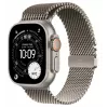 Smartwatch Apple Watch Ultra 3 GPS + Cellular 49 mm Titangehäuse Natur mit Titan Milanaise-Armband Natur — 64 GB, OLED, 422×514, wasserdicht bis 100 m, Groß