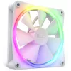 NZXT Gehäuselüfter F120 RGB 120 mm Weiß, 4-polig, 1800 U/min, 50,18 CFM, 18 LEDs