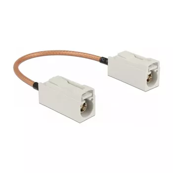 Koaxialkabel DeLOCK 89674 0,15 m FAKRA B Braun Weiß