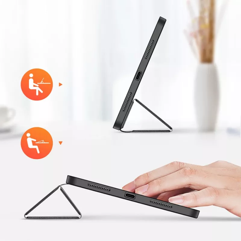 Tablet-Hülle dux ducis DUX DUCIS DOMO faltbar mit Stiftaufbewahrung für iPad 10 (2022) schwarz