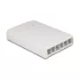 DeLOCK 67054 Keystone-Aufputzdose, 6-Port, weiß