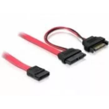 SATA-Kabel DeLOCK 84418 0,5 m Rot