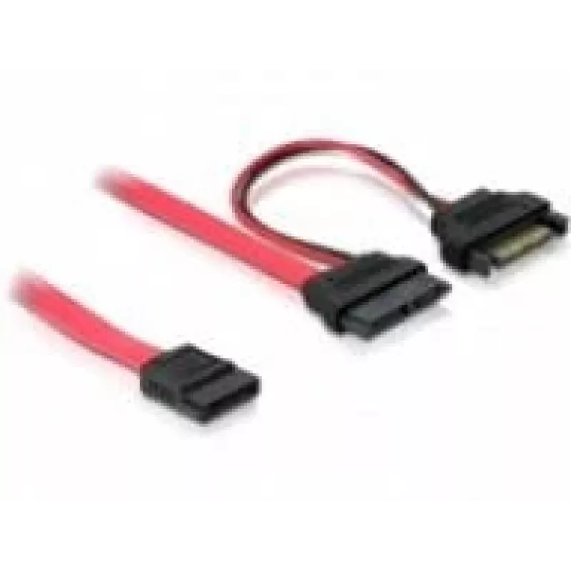 SATA-Kabel DeLOCK 84418 0,5 m Rot