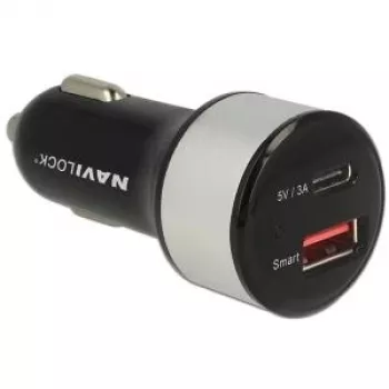 Mobiler Gerätelader Navilock 62782 Universal Schwarz DC Auto