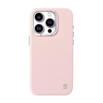 Schutzhülle Joyroom PN-14F2 für iPhone 14 Pro – rosa, schlanker Rücken- und Kantenschutz